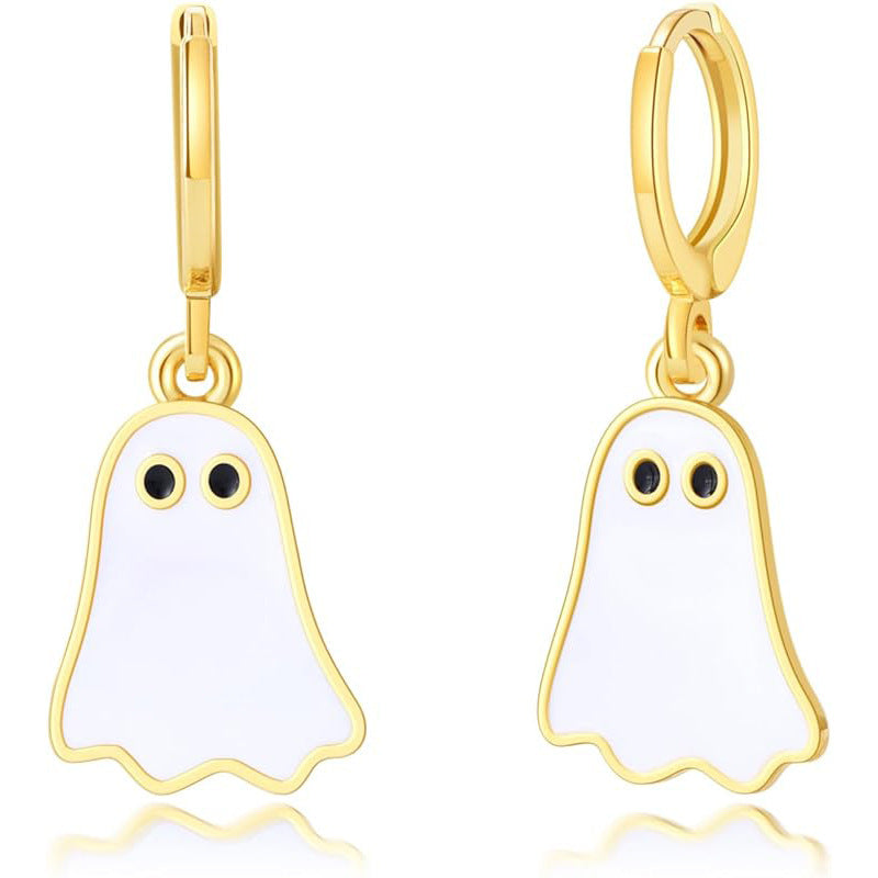 Ghost Hoop Earrings
