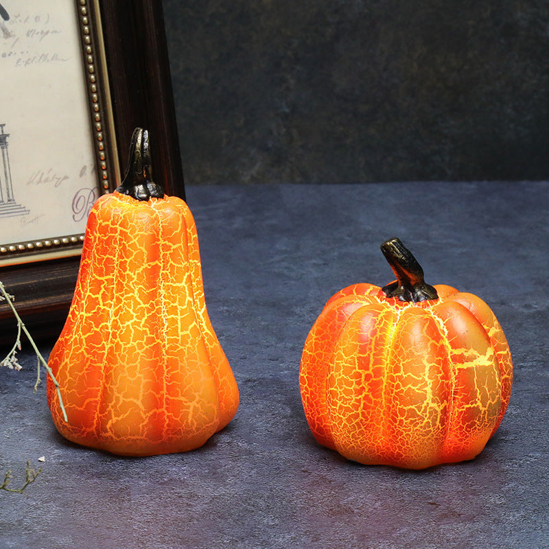 Pumpkin Lantern LED Candle