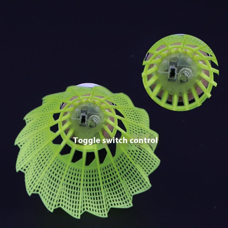 Luminous Badminton Switchable Nylon Goose Feather