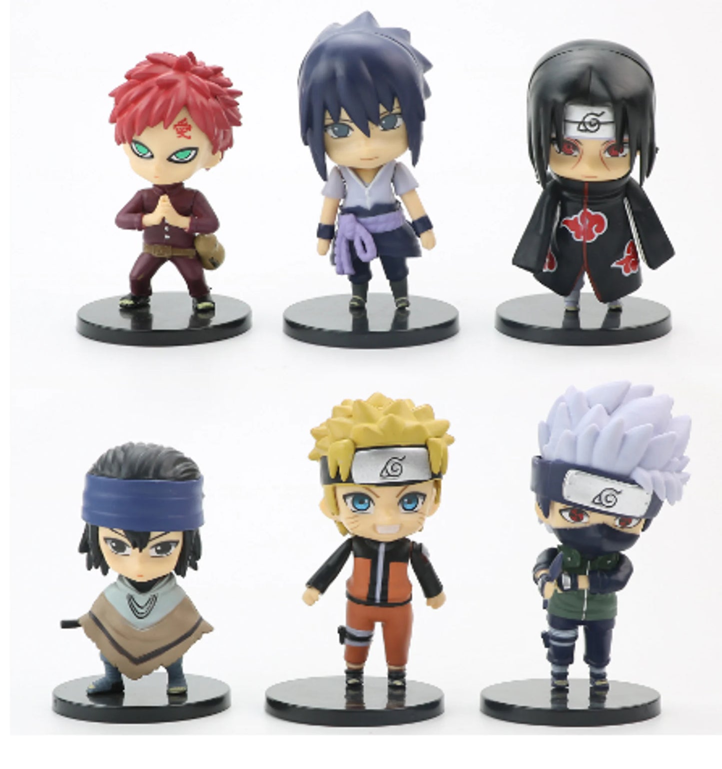 Hot 12pcs/set Naruto Anime Figures Toys Dolls Kid Gift