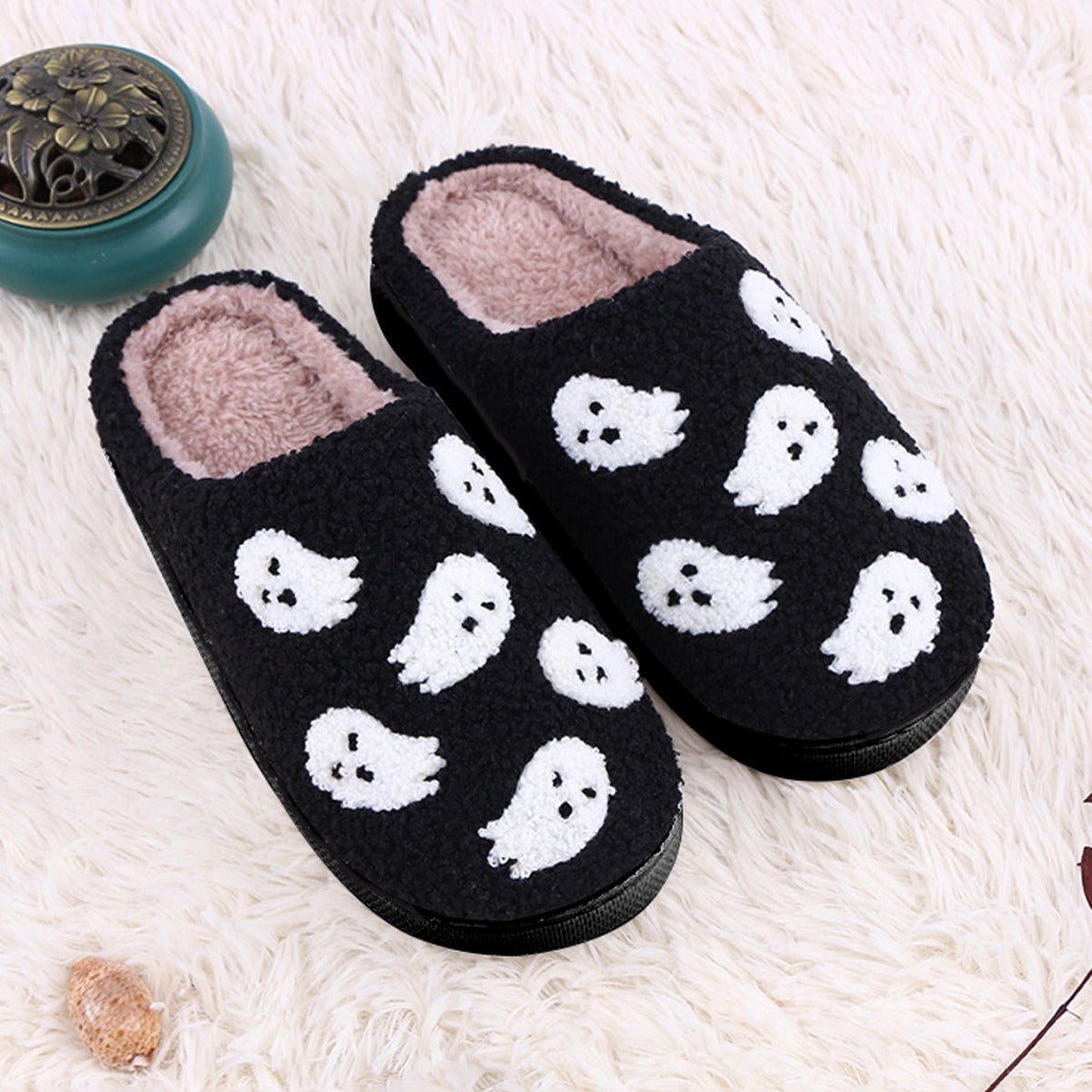 Ghost Cartoon Home Shoes