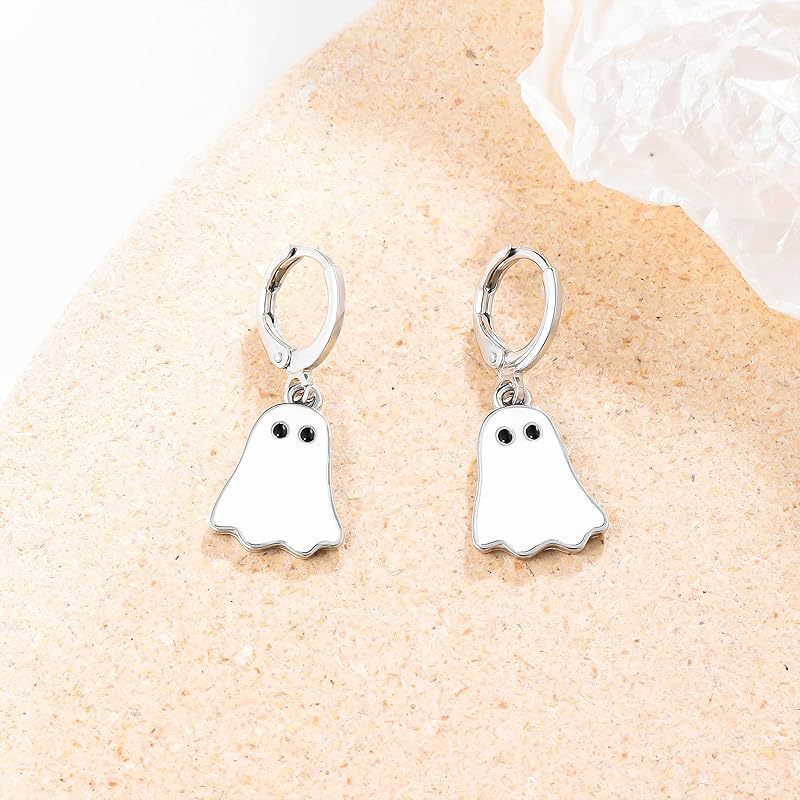 Ghost Hoop Earrings