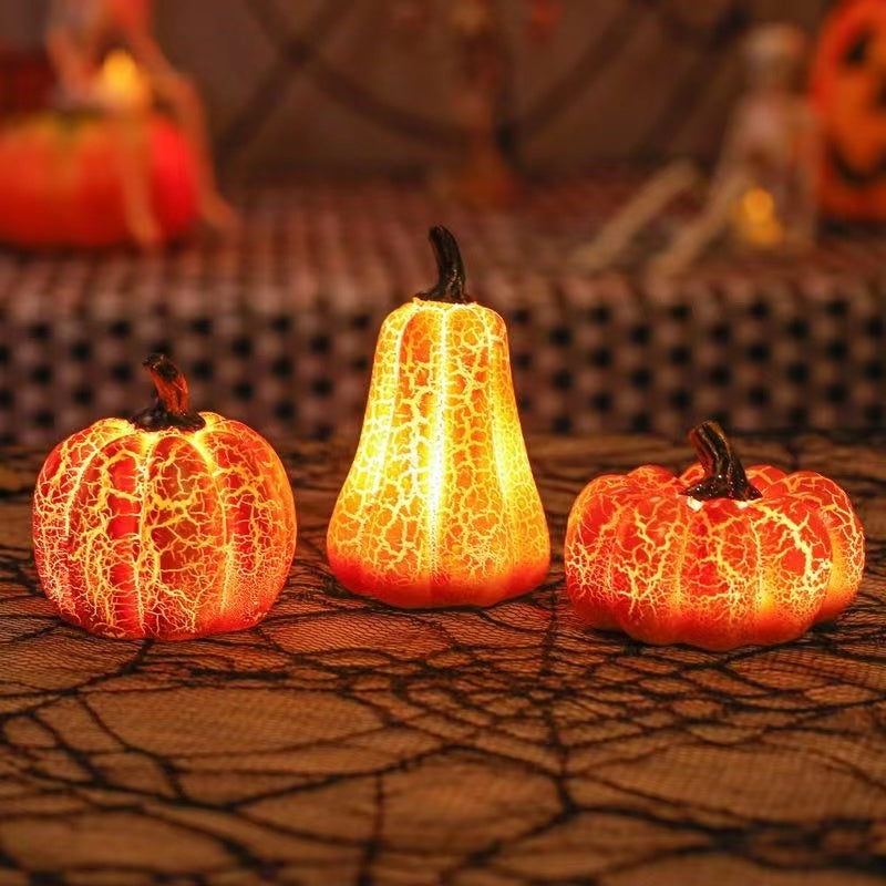 Pumpkin Lantern LED Candle