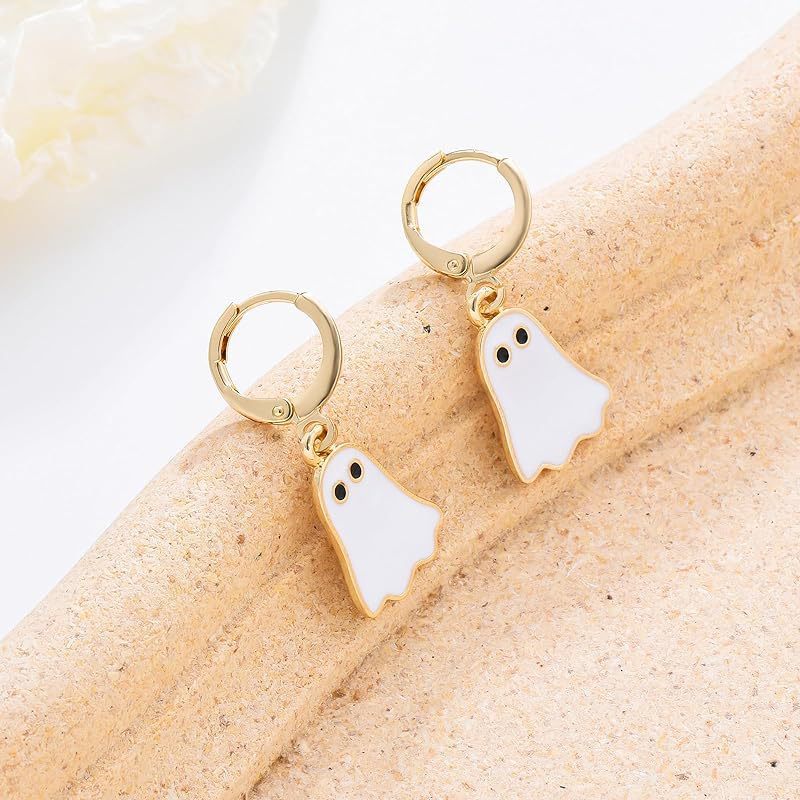 Ghost Hoop Earrings