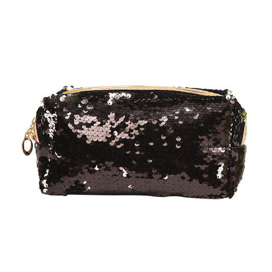 Reversible Mermaid Sequin Cosmetic Bag