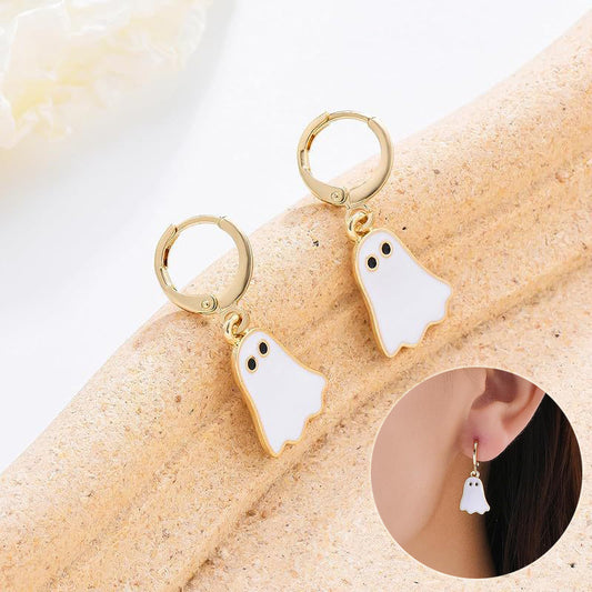 Ghost Hoop Earrings