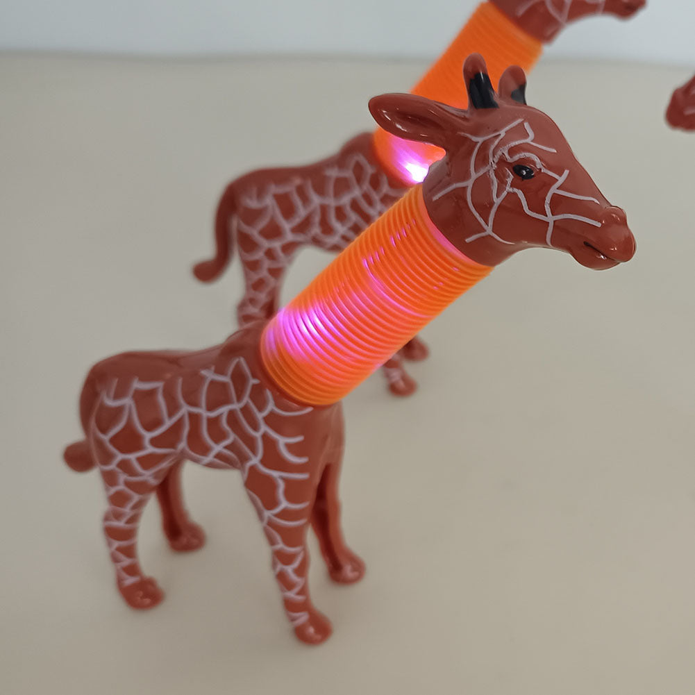 Luminous stretching tube