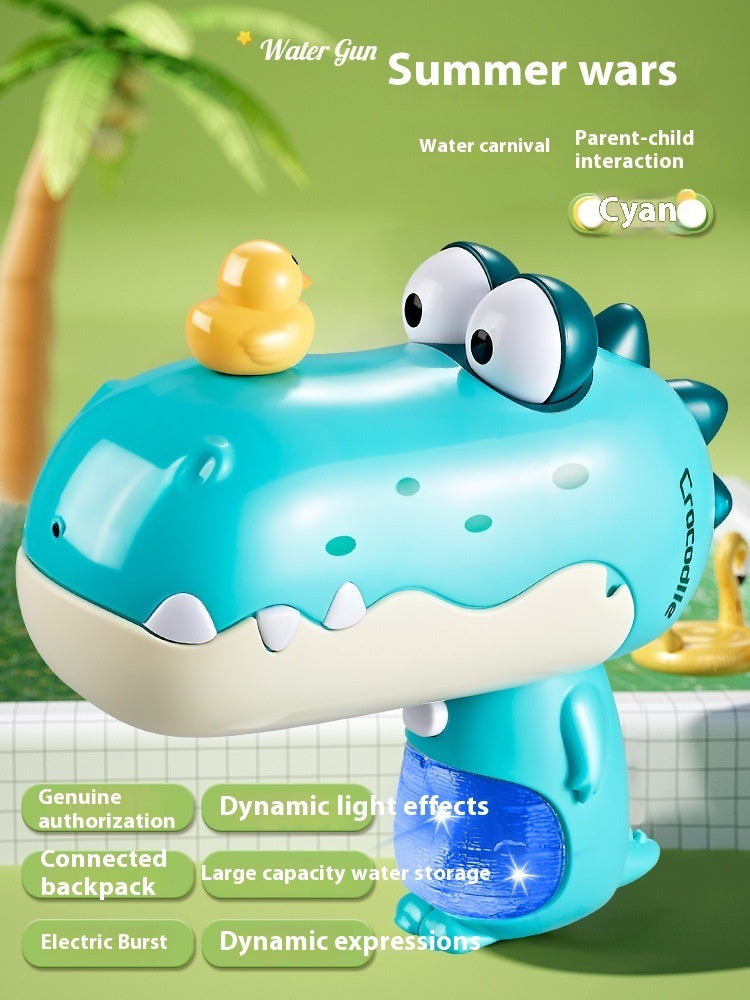 Children's Electric Continuous Hair Cartoon Water Pistols Water Fight Toy