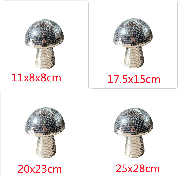 Mirror Glass Mushroom lamp