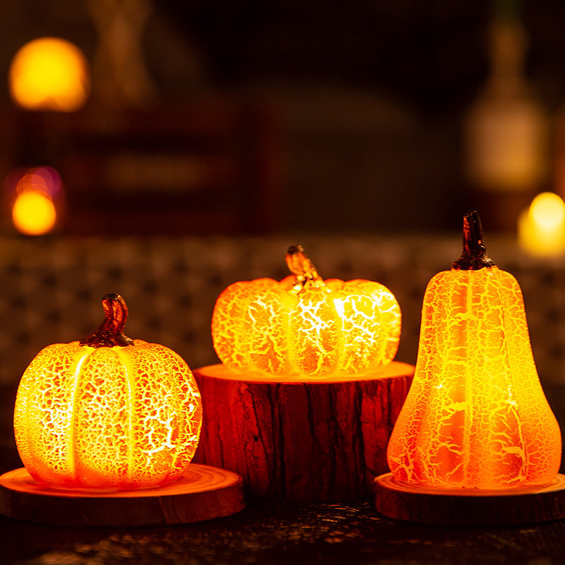 Pumpkin Lantern LED Candle