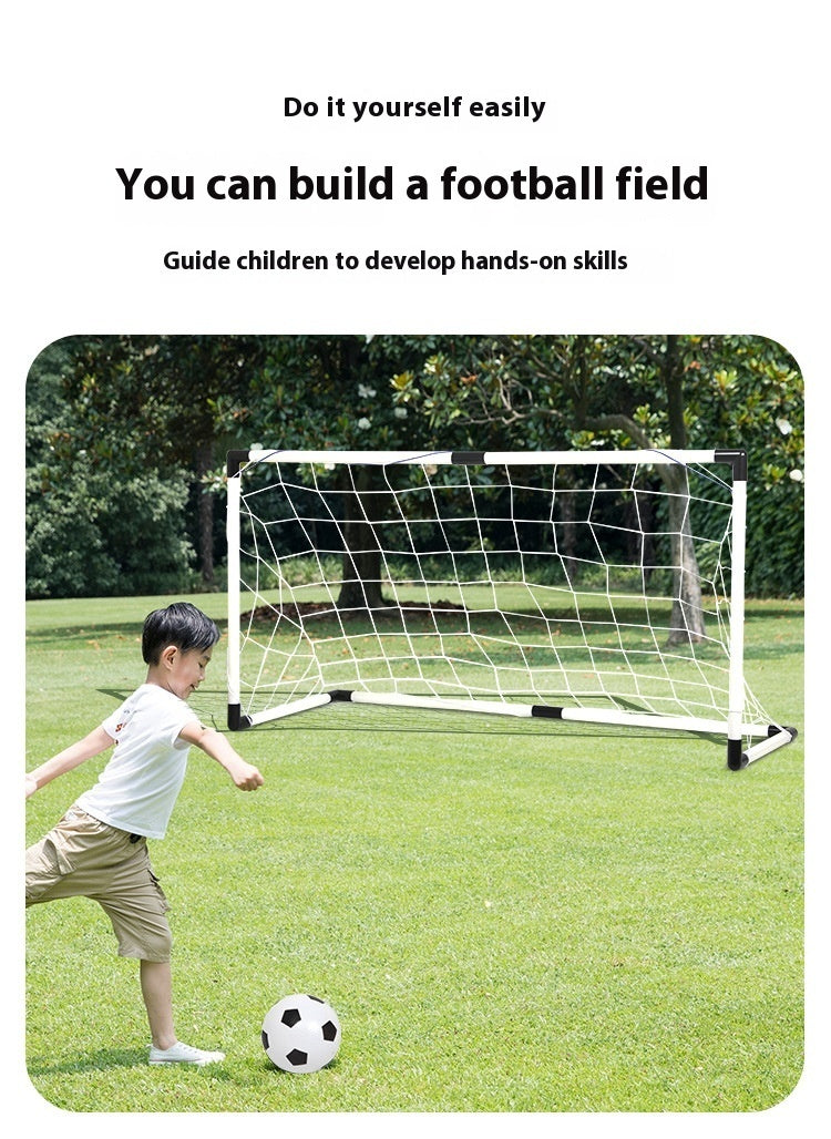 Children's Indoor Outdoor Football Goal Frame Portable Detachable Football Gantry Toy