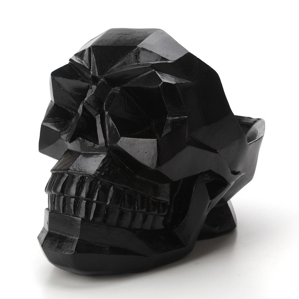 Skull desktop organizer storage box phone holder