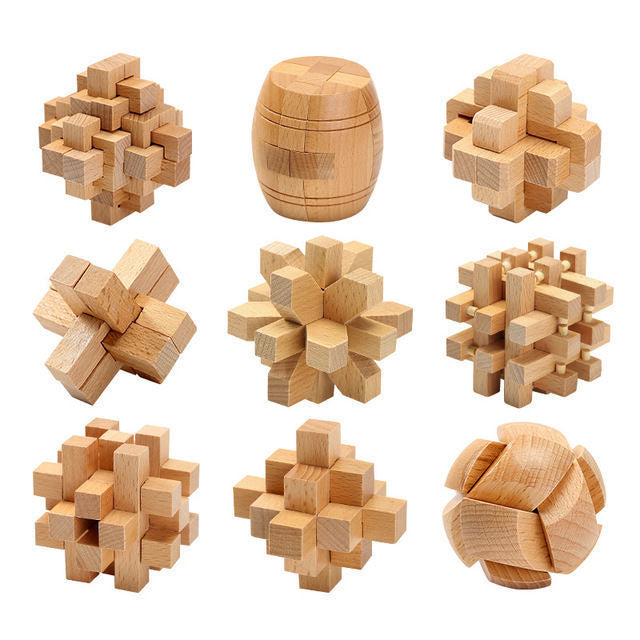 Creative Ideas Of The Classic Puzzle Children's Toy Beech Hole Lock