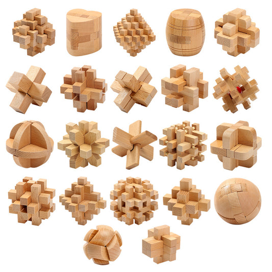 Creative Ideas Of The Classic Puzzle Children's Toy Beech Hole Lock