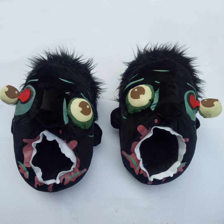 Cartoon Zombie-monster House Shoes