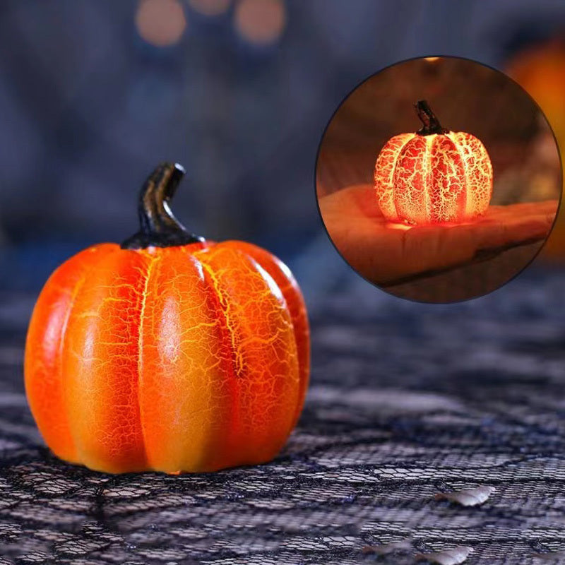 Pumpkin Lantern LED Candle